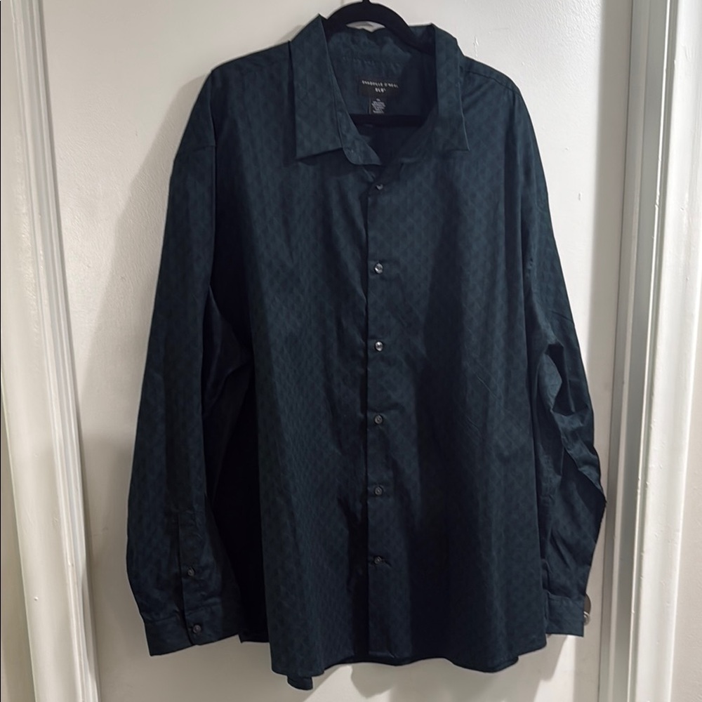 LG Men's Dark Green Dress Shirt